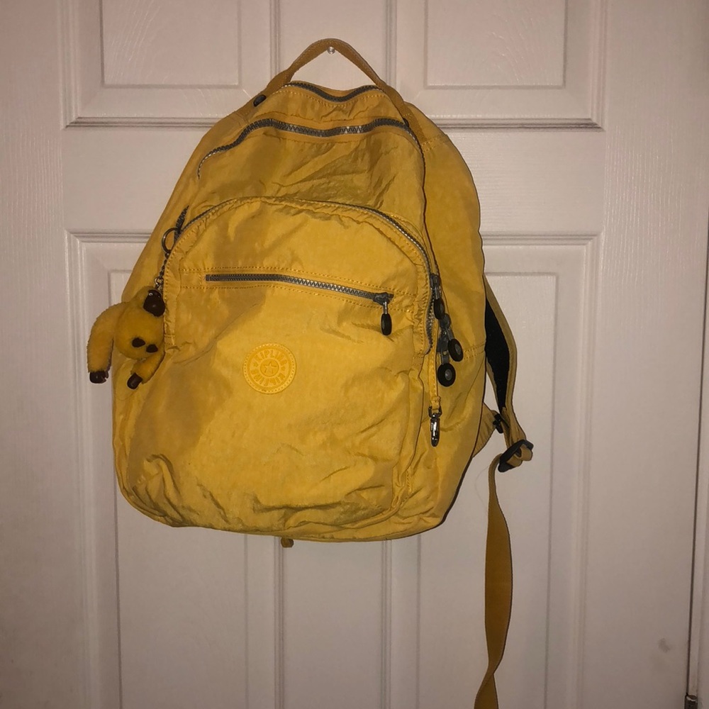 Yellow Kipling Backpack